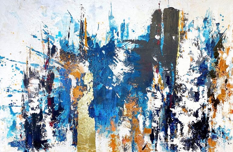 Matilda Kääntä katseenvangitsija, sininen teos